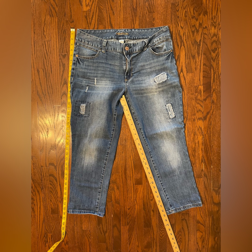 Maurice’s cropped jeans size 16